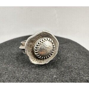 Sterling Silver Womens Size 7 Ingot Ring Artisan Handmade Unique